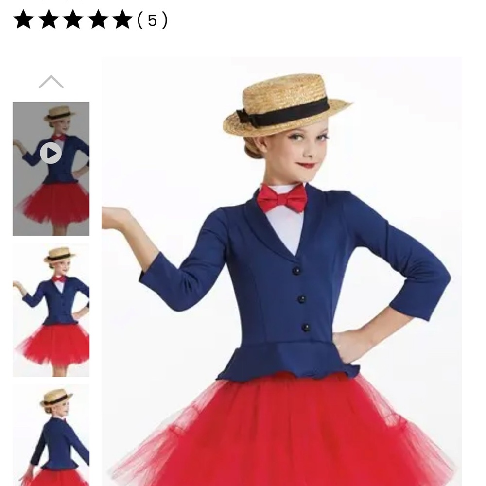 MC Weissman Supercalifragilistic
Navy and Red Dance Costume Style 12350